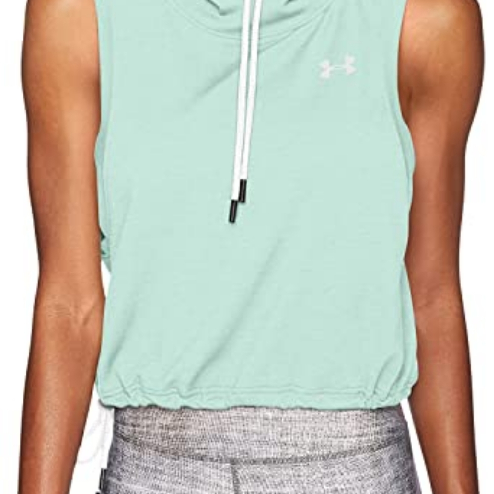 NWT UA Fleece Crop - Picture 3 of 12